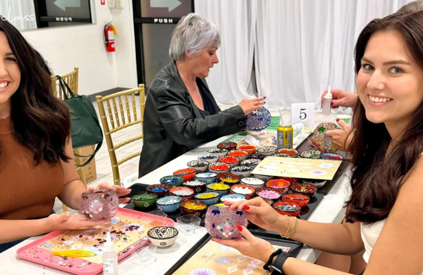 Mosaic Candle Holder Workshop