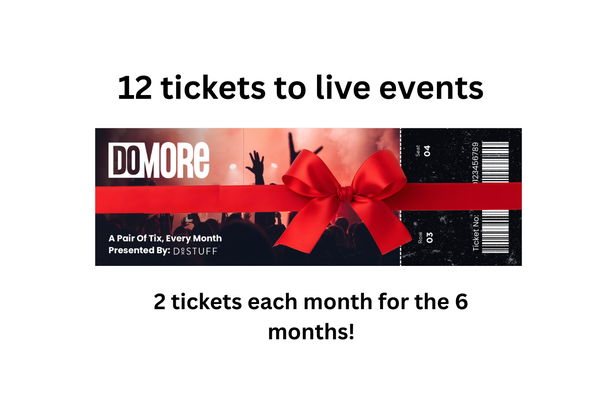 12 Live Event Tickets